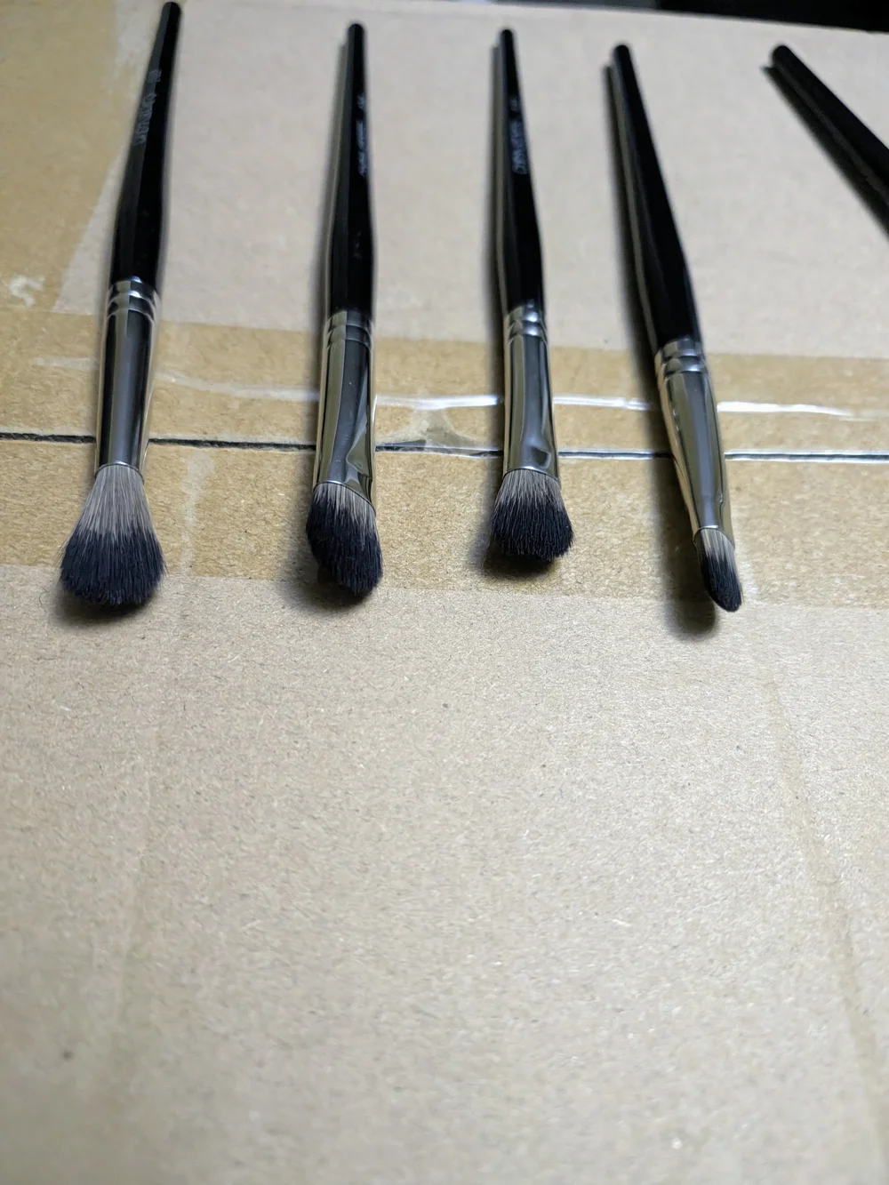 Cinema Secrets Professional Eye Makeup Brush Set Vegan Synthetic 6 Pc Kit NEW